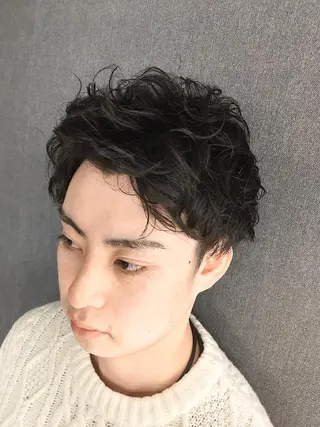 パーマ メンズ メンズサロン rootのヘアスタイル