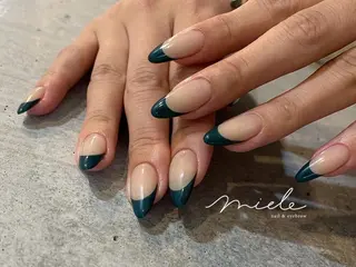 ネイル miele【ミエレ】 海外シンプルデザインのネイルデザイン
