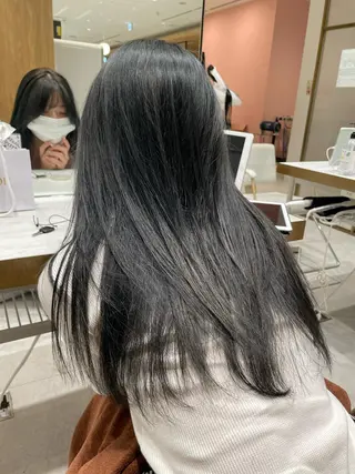 ロング カラー レイヤーカット/透明 感カラー🐬永井瑠栞のヘアスタイル