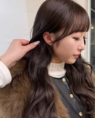 セミロング 🎀 liz🎀のヘアスタイル