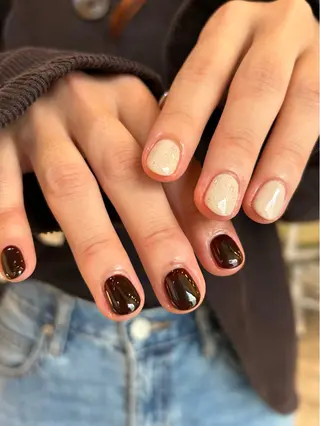 ネイル シンプルネイル Ezura Yumiのネイルデザイン