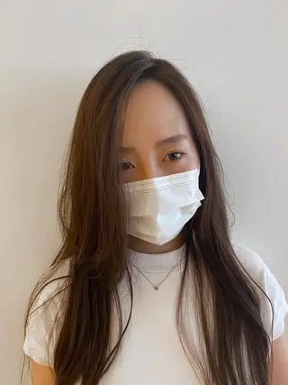 ロング パーマ 韓国hair ·͜· watanabeのヘアスタイル