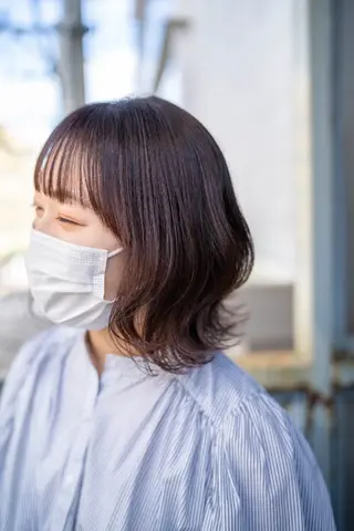 ミディアム カラー Lazo/ 原弥和子のヘアスタイル