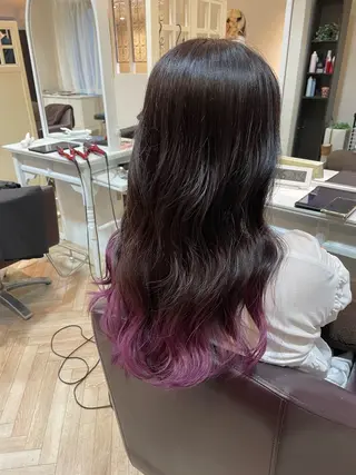 ロング カラー 髪質改善美容師 個室サロン白金厚哉のヘアスタイル