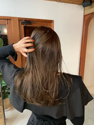 ロング カラー 後藤璃子 (ごとうりこ)のヘアスタイル
