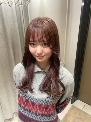 ロング カラー ayano / 透明感・くすみカラーのヘアスタイル