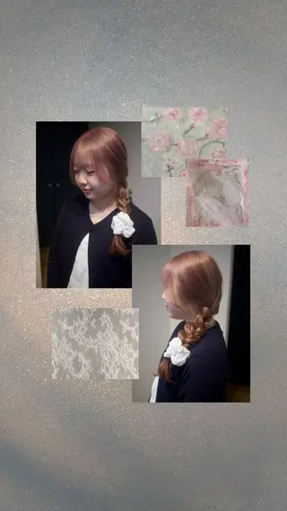 ロング カラー ヘアアレンジ ᵐⁱᵏⁱᵏᵒ / レイヤー★のヘアスタイル