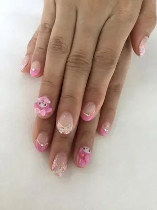 ネイル 💎🐰 saki. m 🐰💎のネイルデザイン