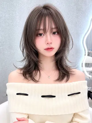 ミディアム ヘアアレンジ 大宮縮毛矯正🫧 ハッシュ特化しょうまのヘアスタイル
