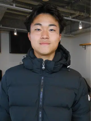 ショート メンズ グランジヘア 無造作ヘアHYUGAのヘアスタイル