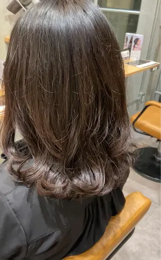 ミディアム パーマ 👒oikawa kaede🍃のヘアスタイル