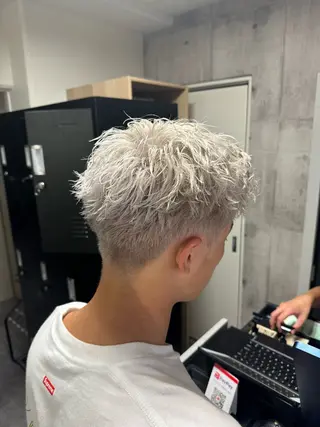 メンズ メンズショート メンズ特化パーマのヘアスタイル