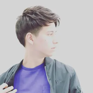 ショート カラー パーマ ヘアアレンジ メンズ キッズ ネイル マツエク・マツパ premier modelsのヘアスタイル