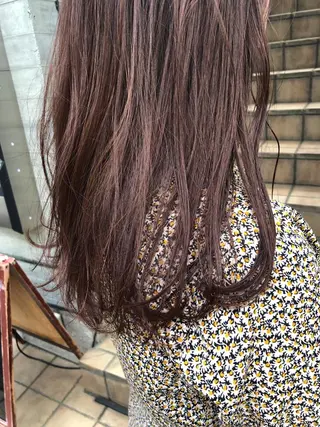 ミディアム カラー ブリーチなし透け感/ マンツーマン/Ryoのヘアスタイル