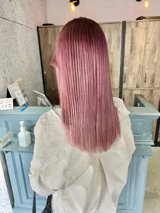 セミロング amie所属・amie三宮 NAKANOのヘアスタイル