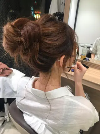 ロング ヘアアレンジ ヘアセット/メンズ パーマChihoのヘアスタイル