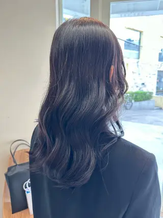 セミロング カラー 小澤 みゆきのヘアスタイル