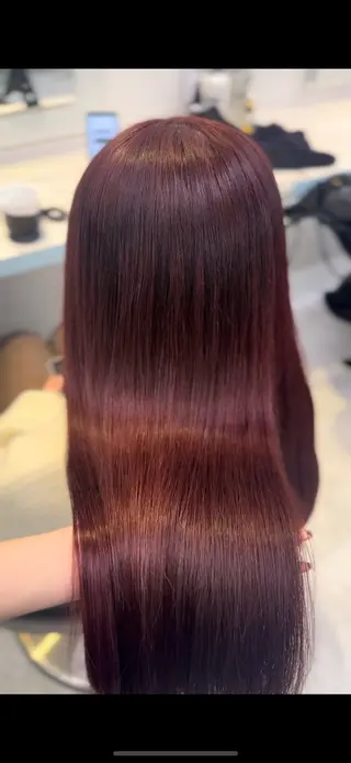 ロング カラー ♥️暖色カラ ー♥️由夏のヘアスタイル
