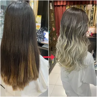 ロング カラー トップスタイリスト 小澤純一のヘアスタイル