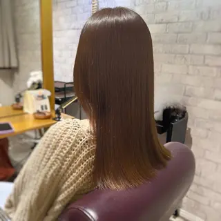セミロング Saki💛心斎橋 レイヤー/艶髪のヘアスタイル