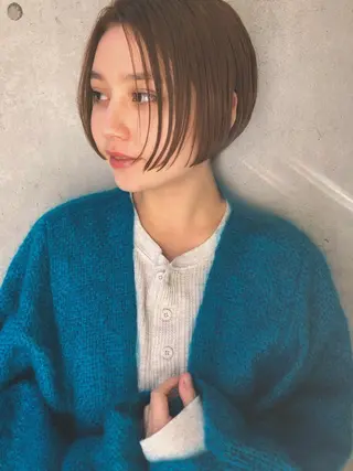 ショート 岡安優太 顔まわり似合せが得意のヘアスタイル