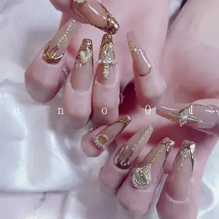 ネイル 梅田🦄中崎町🩵 u n o 0 1のネイルデザイン