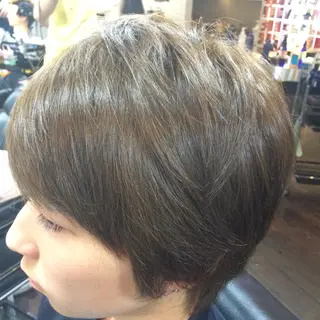 ミディアム カラー メンズ 向井 優汰のヘアスタイル