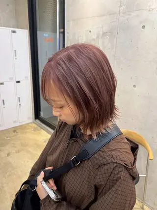 ミディアム honen RUKAのヘアスタイル