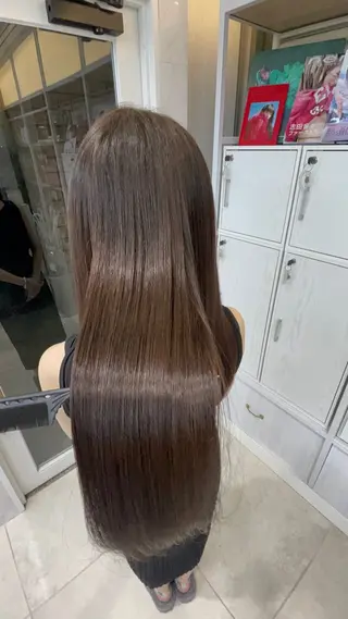 ロング 中顔面短縮 顔まわり新田大翔のヘアスタイル