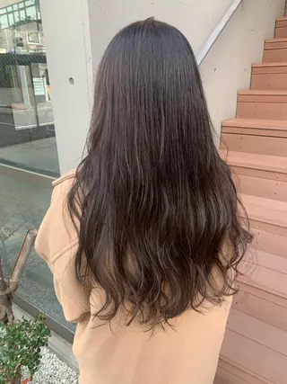 ロング カラー 庄司 美佑樹のヘアスタイル