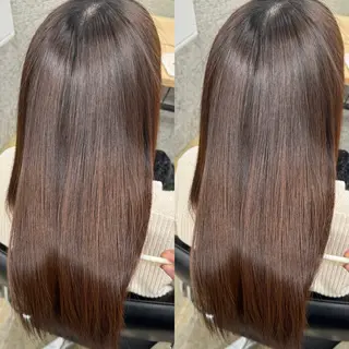 セミロング 髪質改善/浅沼 亮のヘアスタイル