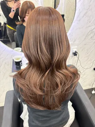 ロング カラー 韓国ヘア🎀 /♡𝓝𝓸𝓪♡のヘアスタイル