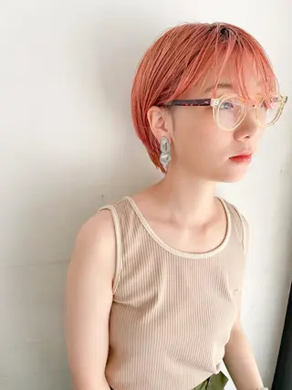 ショート カラー ショート・ボブ ・ウルフ✂︎IMAIのヘアスタイル