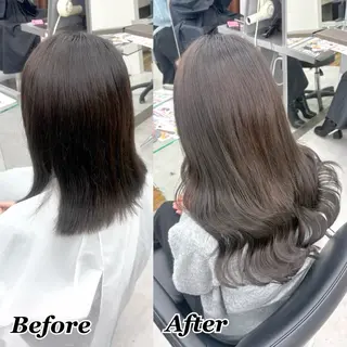 ヘアメ🎀推しカラー 🥣横浜/しほ🧸のヘアスタイル
