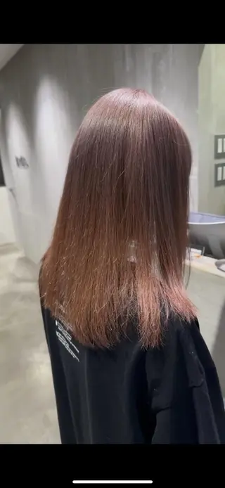 セミロング 各務原/カラー/ブリ ーチお任せください！のヘアスタイル