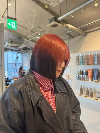 ショート Over hair_ misakiのヘアスタイル