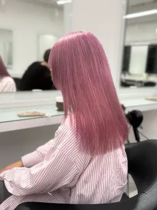 カラー ブリーチなし透明感 💗RYOTAのヘアスタイル