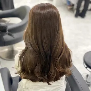 ミディアム カラー パーマ ヘアアレンジ メンズ キッズ 💖横浜ブリーチなし 💖MIHOのヘアスタイル