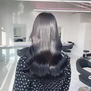 ロング カラー ヘアアレンジ 韓国ヘア指名率 No. 1小堀京介のヘアスタイル