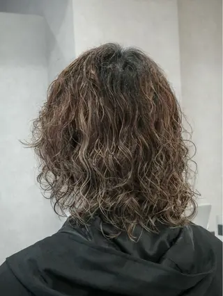 パーマ メンズ 三宅健太/レイヤー/ ボブ/透明感カラーのヘアスタイル