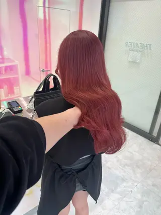 セミロング カラー トレンドレイヤー No.1/KOHEIのヘアスタイル
