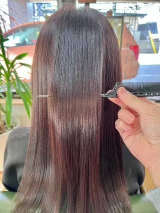 ロング カラー 石井 佑樹のヘアスタイル