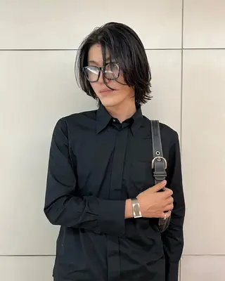 ロング メンズ 近藤 滉記のヘアスタイル