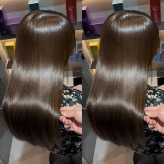 ロング カラー 新宿/髪質改善/ 縮毛矯正/suuのヘアスタイル