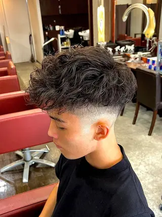 ショート パーマ メンズ 湘南のパーマ職人 🔥清水琉葵🔥のヘアスタイル