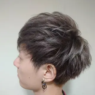 ショート メンズ ヘアアレンジ 🐺デザインウルフ / 一ノ瀬 凌🐺のヘアスタイル