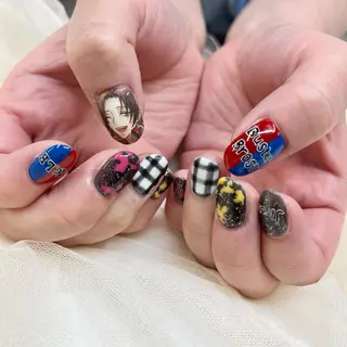 ショート 池袋痛ネイル Nok. 渡辺のネイルデザイン