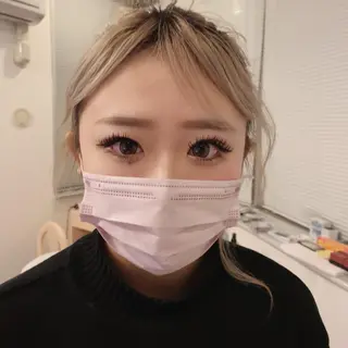 カラー パーマ マツエク・マツパ アイブロウ 神山 ビューティー・アイのマツエク・マツパデザイン