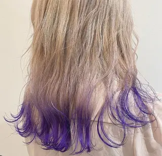 セミロング MIZUHO / ダブルカラー髪質改善のヘアスタイル