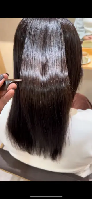 セミロング カラー 長濱 奏のヘアスタイル